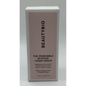 BeautyBio The ZenBubble Bi-Phase Toner Serum, 1.7 oz Sealed Box